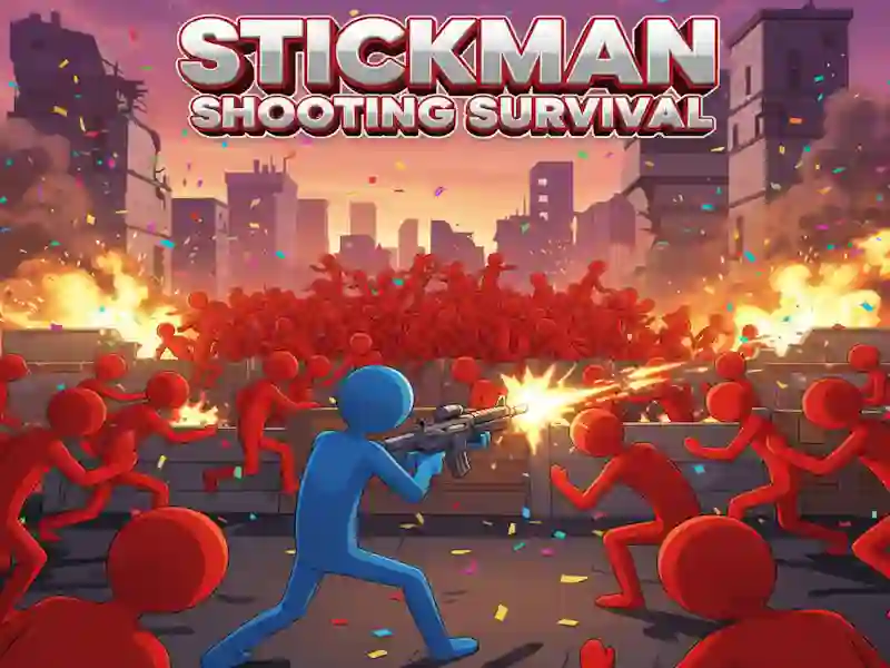 Παιχνίδι Stickman Shooting Survival σε απευθείας σύνδεση