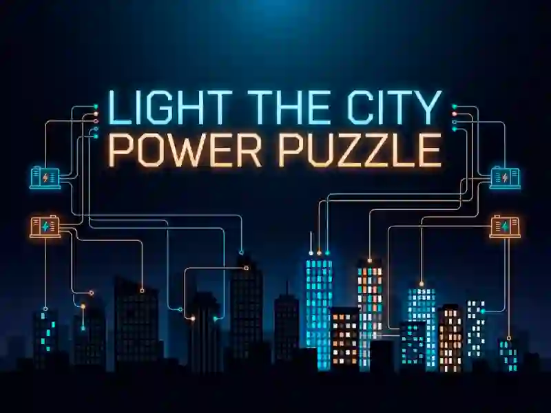 Παιχνίδι Light the City Power Puzzle σε απευθείας σύνδεση