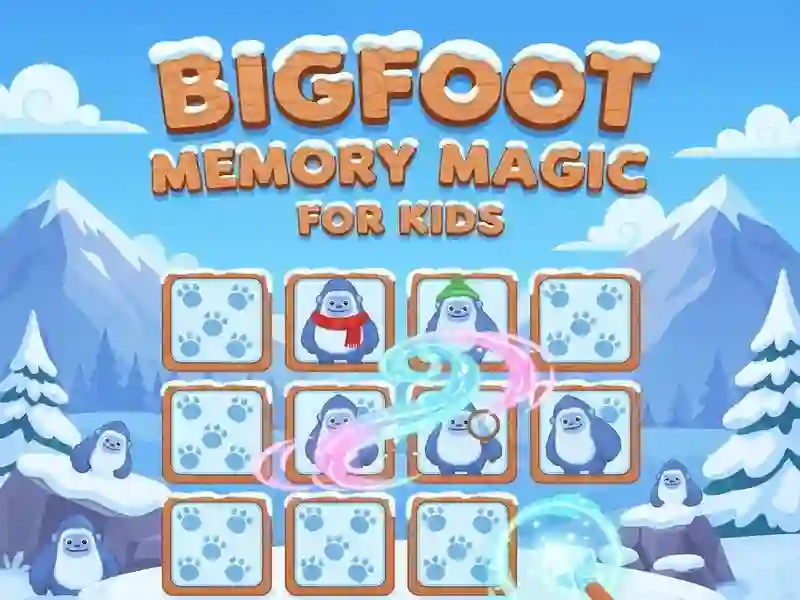 Παιχνίδι Bigfoot Memory Magic For Kids σε απευθείας σύνδεση