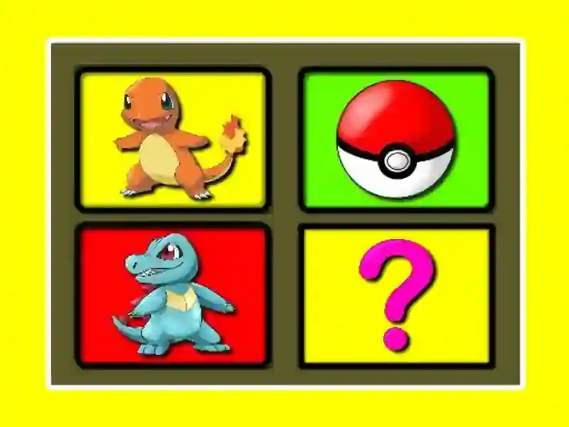 Παιχνίδι Χρόνος μνήμης Pokemon σε απευθείας σύνδεση