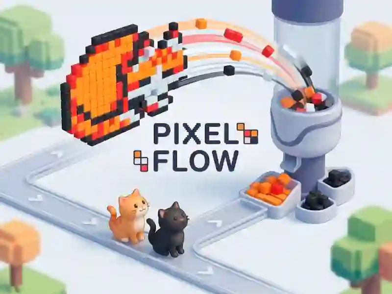 Παιχνίδι Pixel Flow σε απευθείας σύνδεση