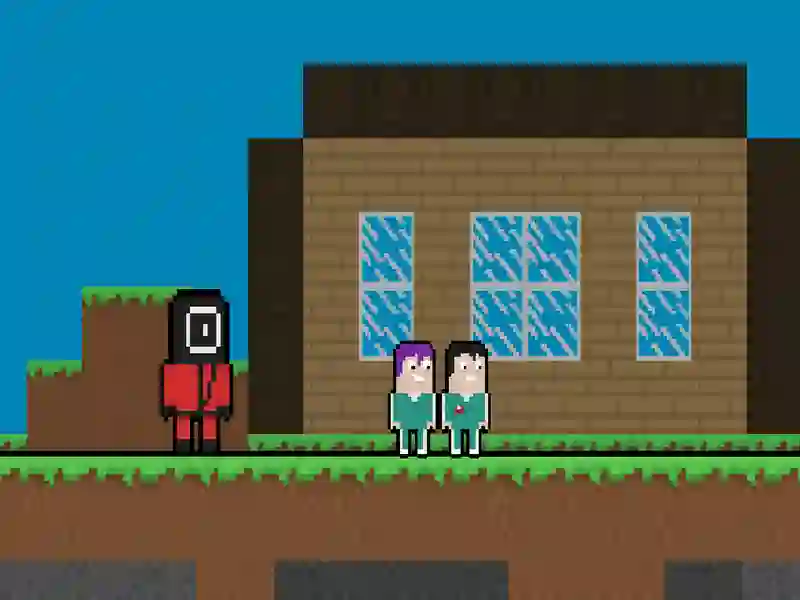 Παιχνίδι Squid Escape αλλά blockworld σε απευθείας σύνδεση