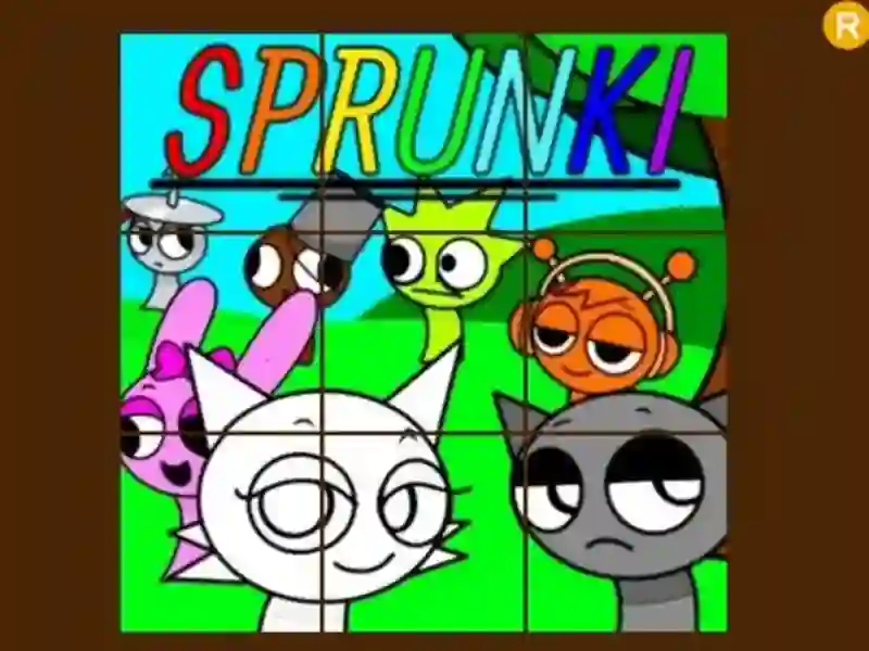 Παιχνίδι Sprunki Sliding Puzzle σε απευθείας σύνδεση