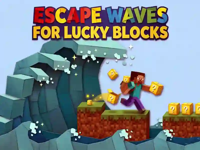 Παιχνίδι Escape Waves για Lucky Blocks σε απευθείας σύνδεση