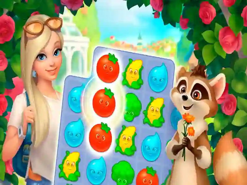 Παιχνίδι VegaMix Match-3 Village σε απευθείας σύνδεση Παιχνίδι VegaMix Match-3 Village σε απευθείας σύνδεση