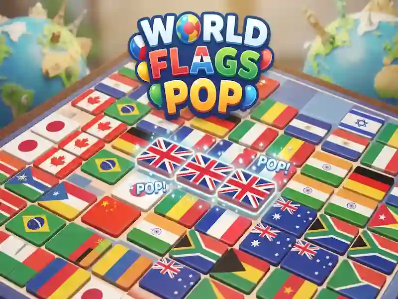 Παιχνίδι World Flags Pop σε απευθείας σύνδεση
