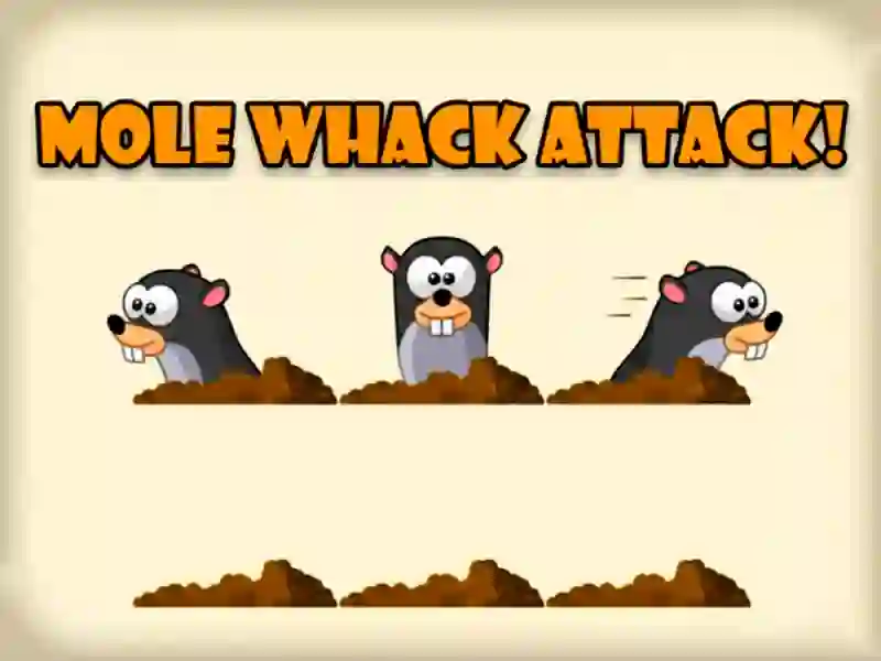 Παιχνίδι Mole Whack Attack σε απευθείας σύνδεση