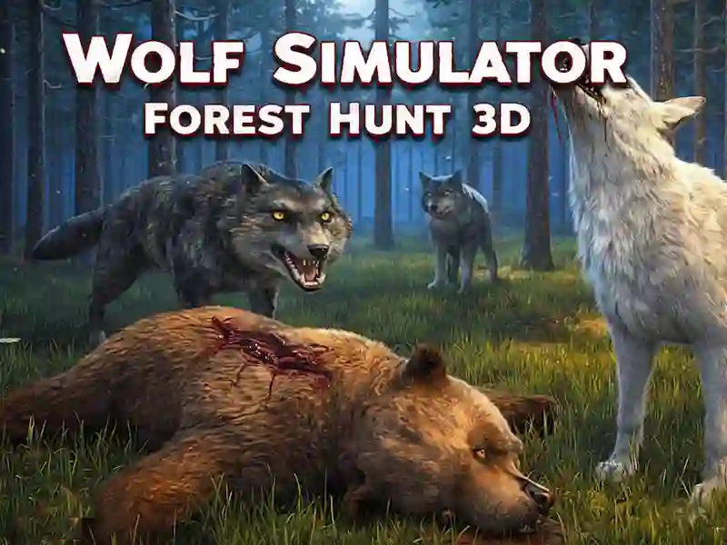 Παιχνίδι Wolf Simulator Forest Hunt 3D σε απευθείας σύνδεση