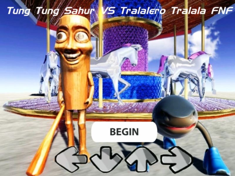 Παιχνίδι Tung tung sahur vs tralalero tralala fnf σε απευθείας σύνδεση