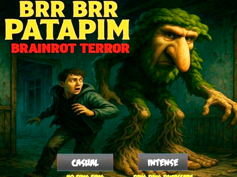 Παιχνίδι Brr brr patapim brainrot τρόμο σε απευθείας σύνδεση