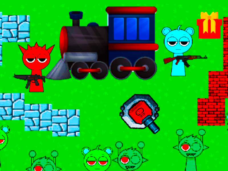 Παιχνίδι Sprunki Dead Rails σε απευθείας σύνδεση