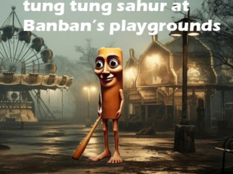 Παιχνίδι Tung Tung Sahur στις παιδικές χαρές Banban σε απευθείας σύνδεση