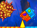 Παιχνίδι Φωτιά και Νερό: Geometry Dash σε απευθείας σύνδεση