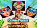 Παιχνίδι Τέχνη προσώπου πριγκίπισσας Moana από την Ωκεανία σε απευθείας σύνδεση