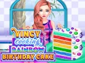 Παιχνίδι Η Vincy Μαγειρεύει Ουράνιο Τόξο Γενέθλιο Κέικ σε απευθείας σύνδεση