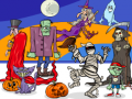 Παιχνίδι Βρείτε 5 Διαφορές Halloween σε απευθείας σύνδεση