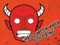 Παιχνίδι Βιβλίο ζωγραφικής μασκών Halloween σε απευθείας σύνδεση