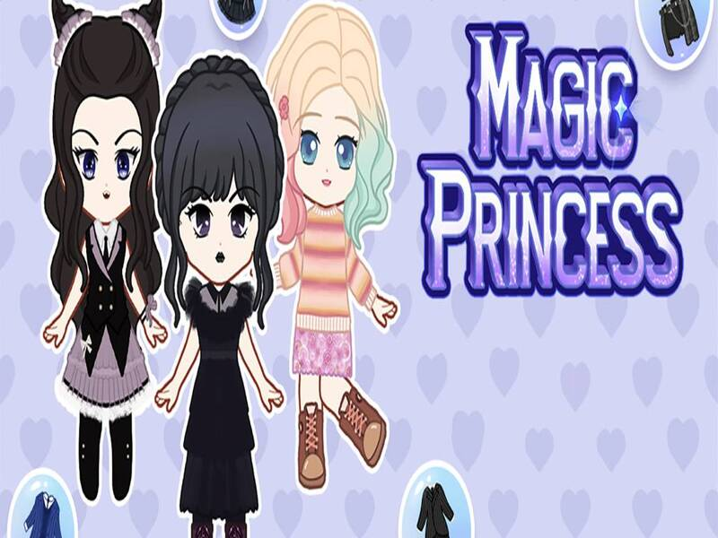 Παιχνίδι Magic Princess: Ντύστε κούκλα σε απευθείας σύνδεση