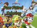 Παιχνίδι Χρωματισμός Paw Patrol σε απευθείας σύνδεση