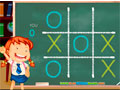 Παιχνίδι Tic Tac Toe στο σχολείο σε απευθείας σύνδεση