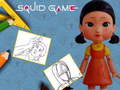 Παιχνίδι Βιβλίο χρωματισμού του Squid Game σε απευθείας σύνδεση
