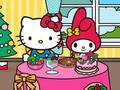 Παιχνίδι Χριστουγεννιάτικο δείπνο με την Hello Kitty και τους φίλους της σε απευθείας σύνδεση