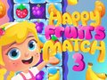 Παιχνίδι Χαρούμενα Φρούτα Match3 σε απευθείας σύνδεση