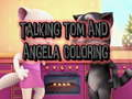 Παιχνίδι Χρωμάτισμα του Talking Tom και της Angela σε απευθείας σύνδεση