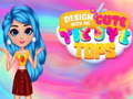 Παιχνίδι Σχεδίασε μαζί μου χαριτωμένα tops tie dye σε απευθείας σύνδεση