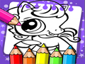 Παιχνίδι Βιβλίο Ζωγραφικής Littlest Pet Shop σε απευθείας σύνδεση