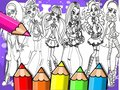 Παιχνίδι Βιβλίο Ζωγραφικής Monster High σε απευθείας σύνδεση
