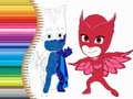 Παιχνίδι Βιβλίο ζωγραφικής PJ Masks σε απευθείας σύνδεση
