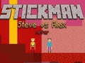 Παιχνίδι Stickman Steve εναντίον Alex Nether σε απευθείας σύνδεση