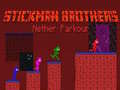 Παιχνίδι Αδελφοί Stickman Nether Parkour σε απευθείας σύνδεση