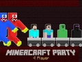 Παιχνίδι MinerCraft Πάρτι 4 Παίκτες σε απευθείας σύνδεση