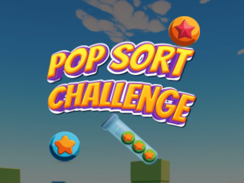 Παιχνίδι ΠΡΟΓΡΑΜΜΑ POP SORT σε απευθείας σύνδεση