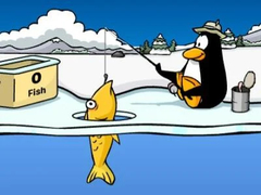 Παιχνίδι Club Penguin: Ψάρεμα στον Πάγο σε απευθείας σύνδεση