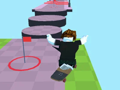 Παιχνίδι Obby: Αγώνας Σκέιτ σε απευθείας σύνδεση