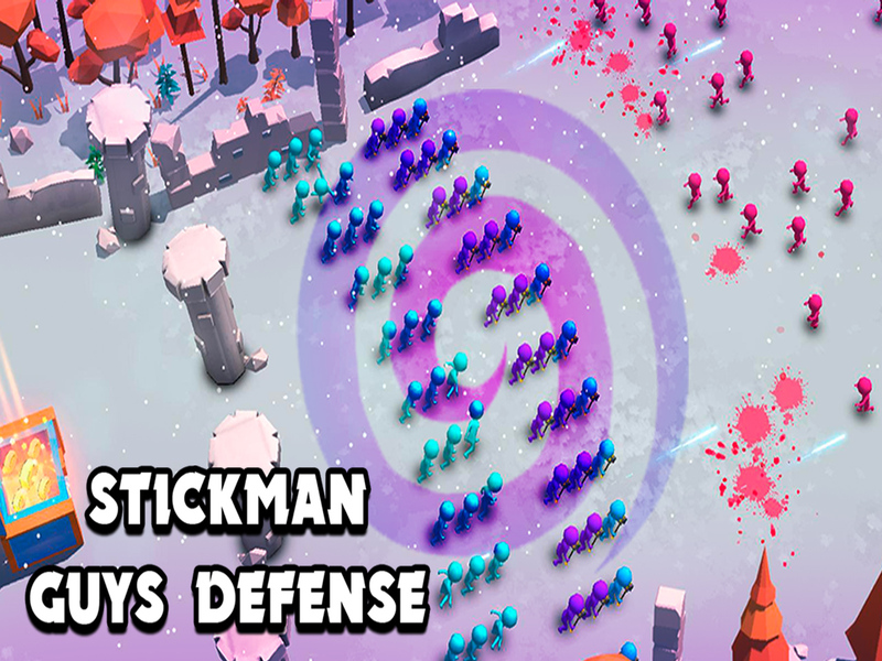 Παιχνίδι Άμυνας Stickman Guys σε απευθείας σύνδεση