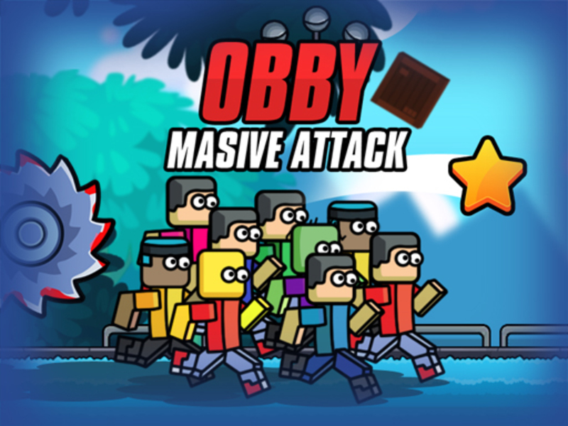 Παιχνίδι Obby μαζική επίθεση σε απευθείας σύνδεση