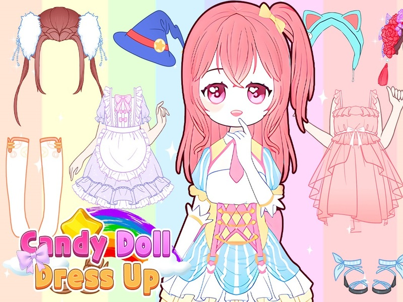 Παιχνίδι Doll Candy Doll Dond Up σε απευθείας σύνδεση