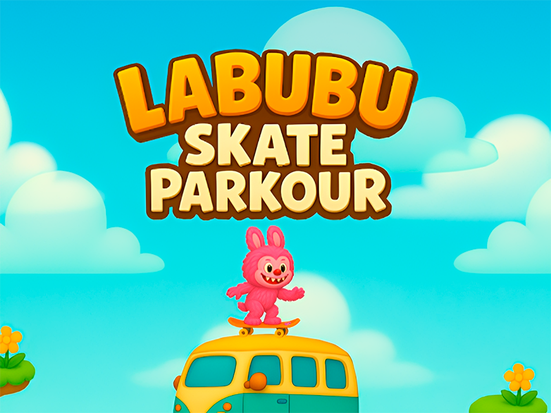Παιχνίδι Labubu Skate Parkour σε απευθείας σύνδεση