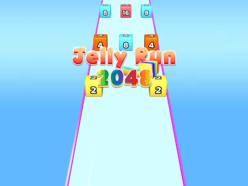Παιχνίδι Jelly Run 2048 σε απευθείας σύνδεση