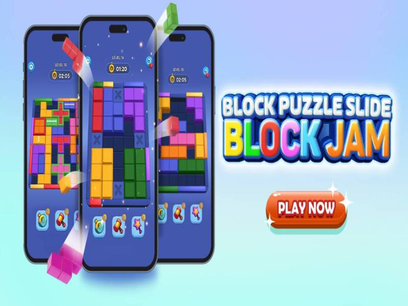 Παιχνίδι Μπλοκ παζλ: μαρμελάδα slide block σε απευθείας σύνδεση