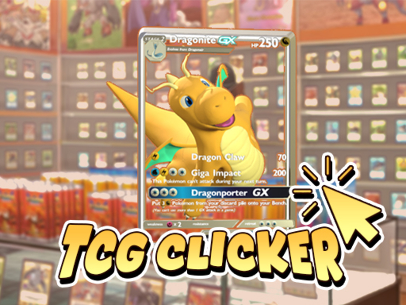 Παιχνίδι Clicker κάρτας TCG σε απευθείας σύνδεση