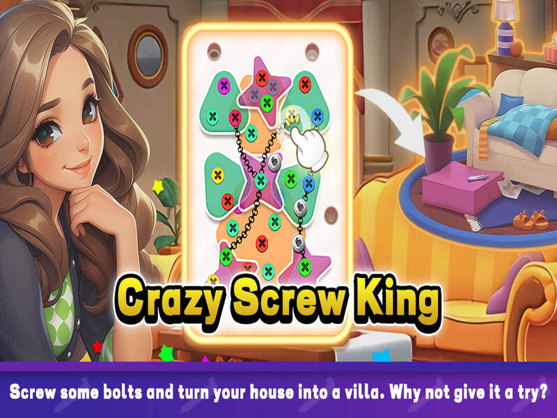 Παιχνίδι Crazy Screw King σε απευθείας σύνδεση
