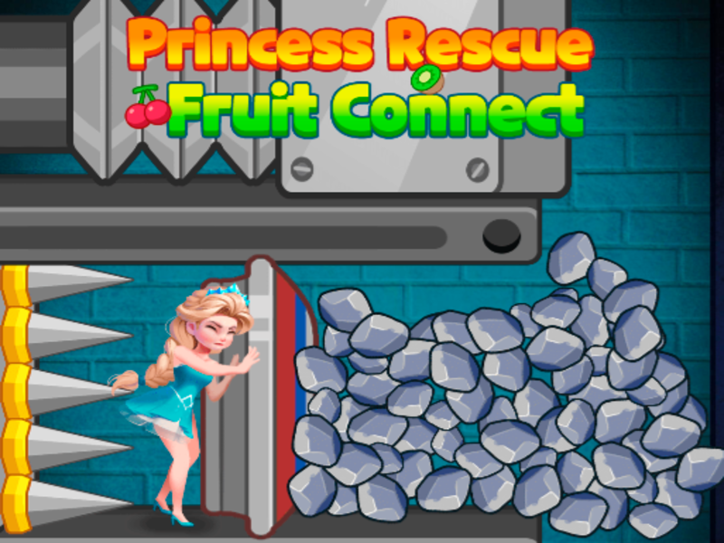 Παιχνίδι Princess Rescue Fruit Connect σε απευθείας σύνδεση