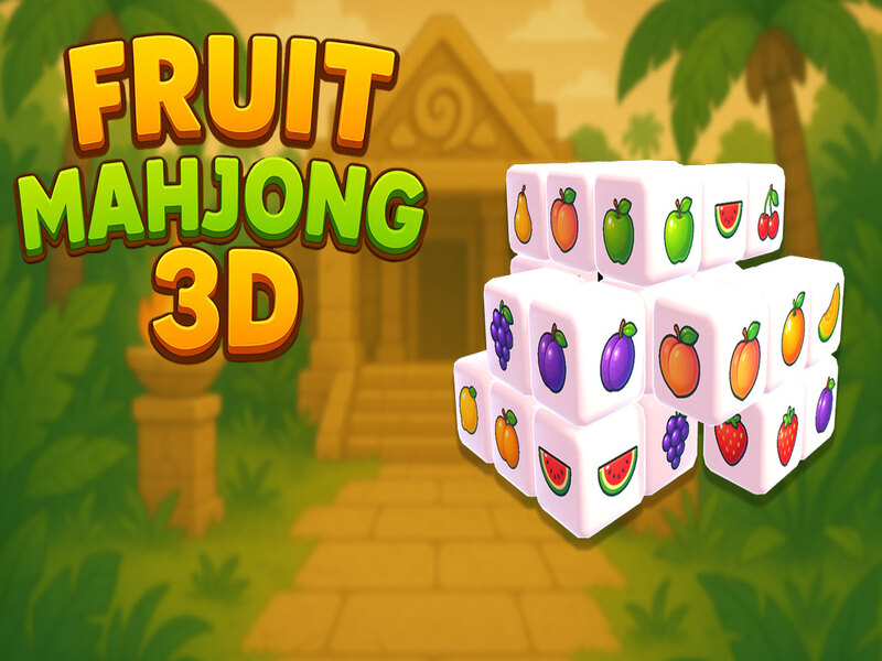 Παιχνίδι Φρούτα Mahjong 3D σε απευθείας σύνδεση