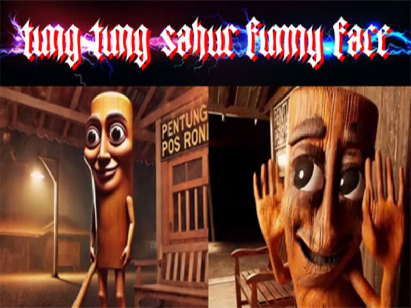 Παιχνίδι Tung tung sahur αστείο πρόσωπο σε απευθείας σύνδεση