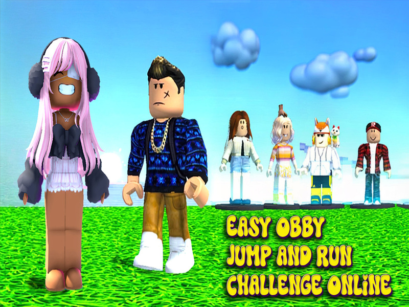 Παιχνίδι Easy Obby Jump και Run Challenge Online σε απευθείας σύνδεση